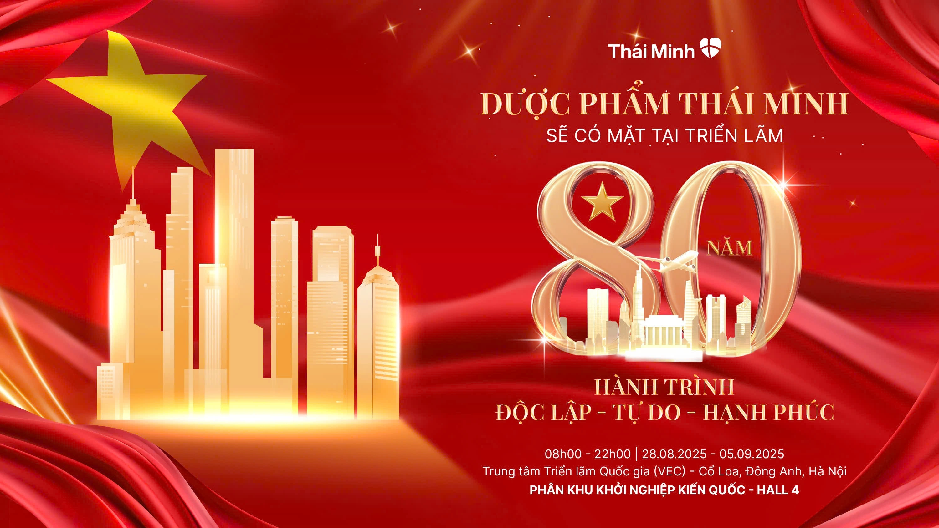 Thái Minh tham gia Triển lãm Thành tựu Đất nước 2025:  Tự hào Thương hiệu Quốc gia Khởi nghiệp kiến quốc